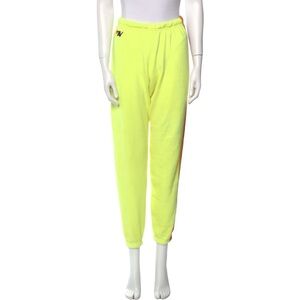 Aviator Nation Neon Yellow Track Pants